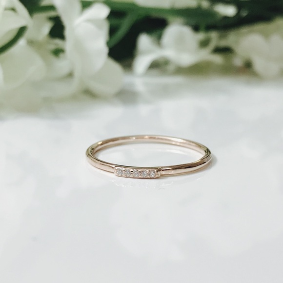 Top Selling Ring! Dainty Stackable Rose Gold Ring - Picture 5 of 8